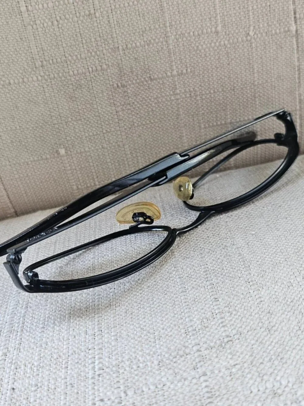 Vintage Versus Gianni Versace Eyeglasses Frame Black MOD.R18 Glasses Made Italy